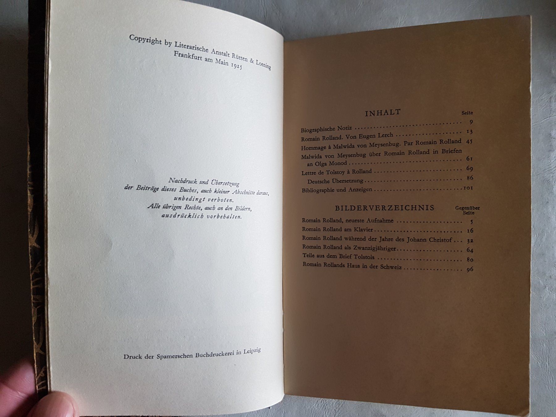 Libri: Der Romain Rolland Almanach - 1926 – Usato da Walterswil BE venduto da Lonitti 6