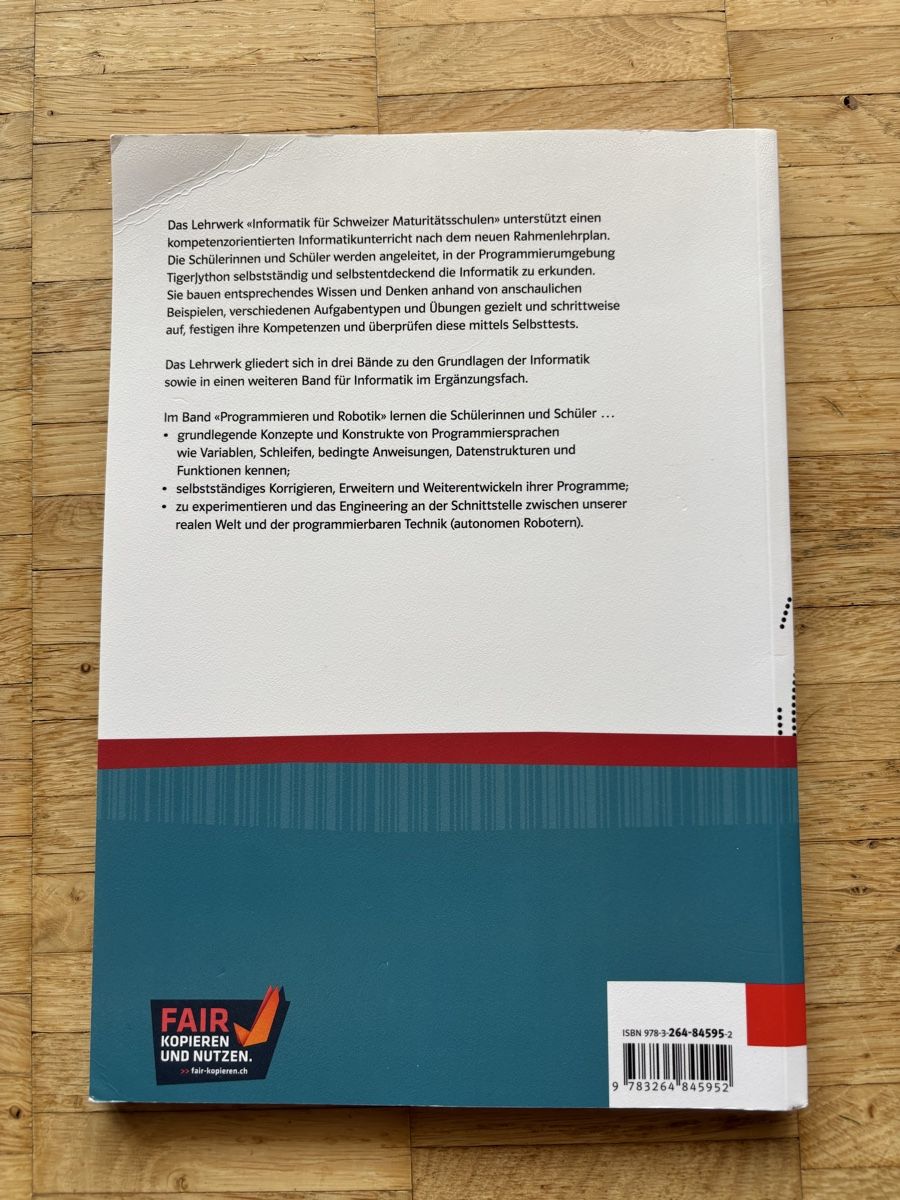 Livres: Informatik Programmieren und Robotik Buch – Neuf (Voir description) à Bassersdorf par ren_2qk5 1