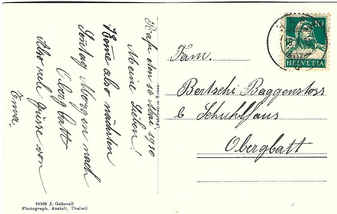 Cartoline postali: Rafz mit Rafzerfeld Dorfansicht – Usato da Wetzikon ZH venduto da Brulu100 1