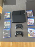 Playstation 4 inkl. 2 Controller und 6 Games