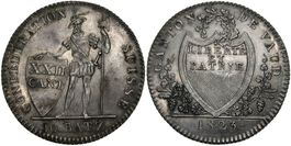 Vaud 10 batzen 1823 Argent HMZ 2-1000d TTB++/Superbe
