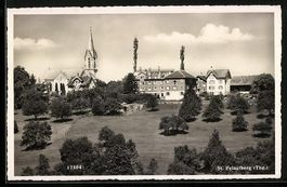 Pelagiberg /Thg., Ortspanorama mit Kirch