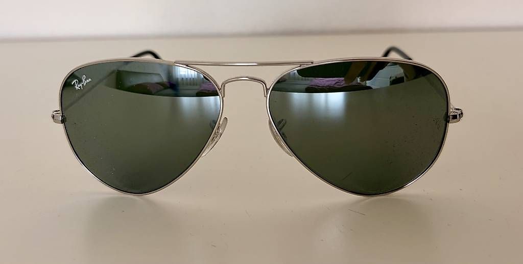 Ray-Ban Occhiali & Lenti: Ray Ban Sonnenbrille silber – Usato da Dübendorf venduto da vici04 1