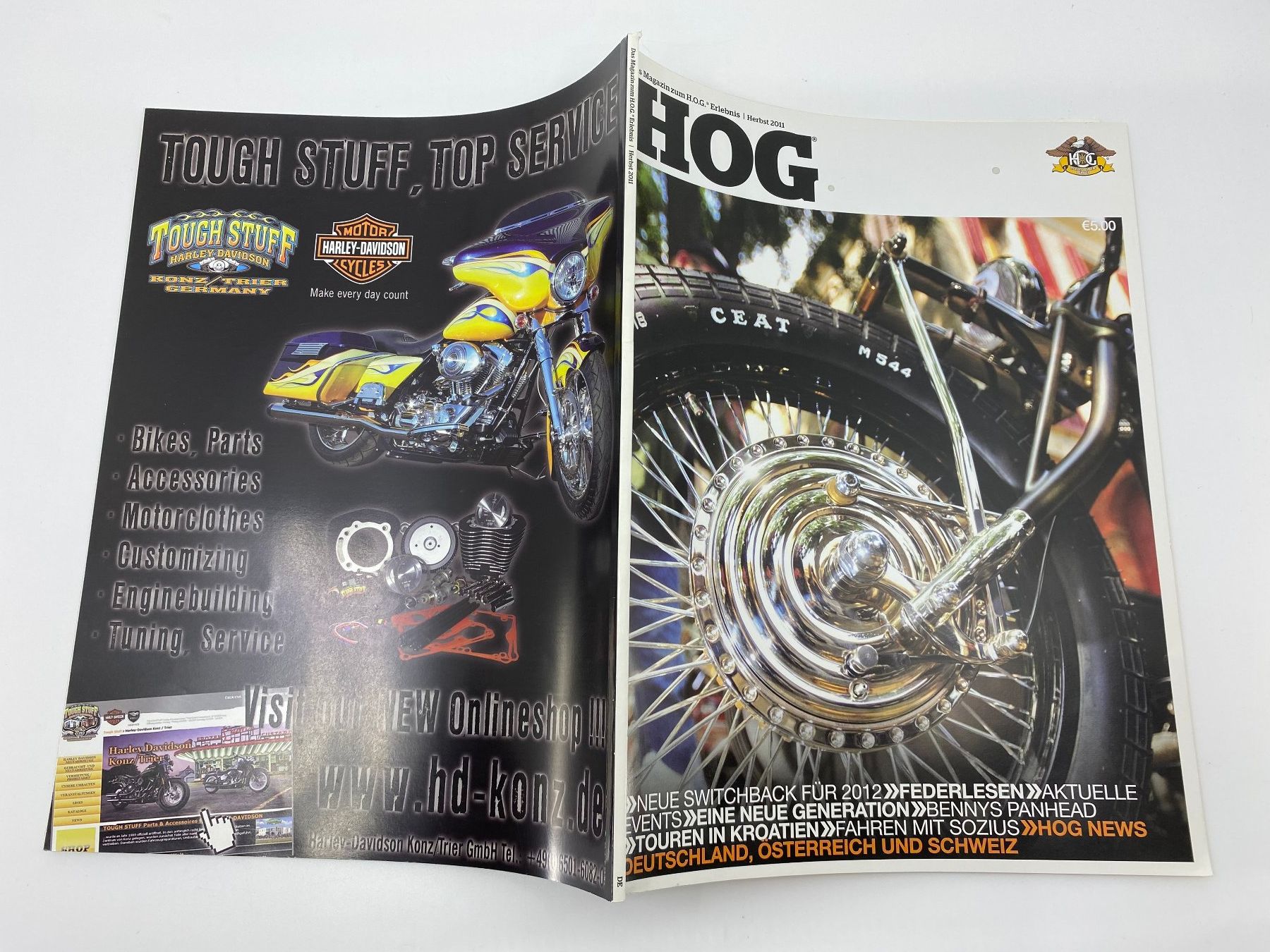 Riviste & Magazine: Harley Owners Group HOG Magazine 2011 – Usato da Langwiesen venduto da Restposten-24 6
