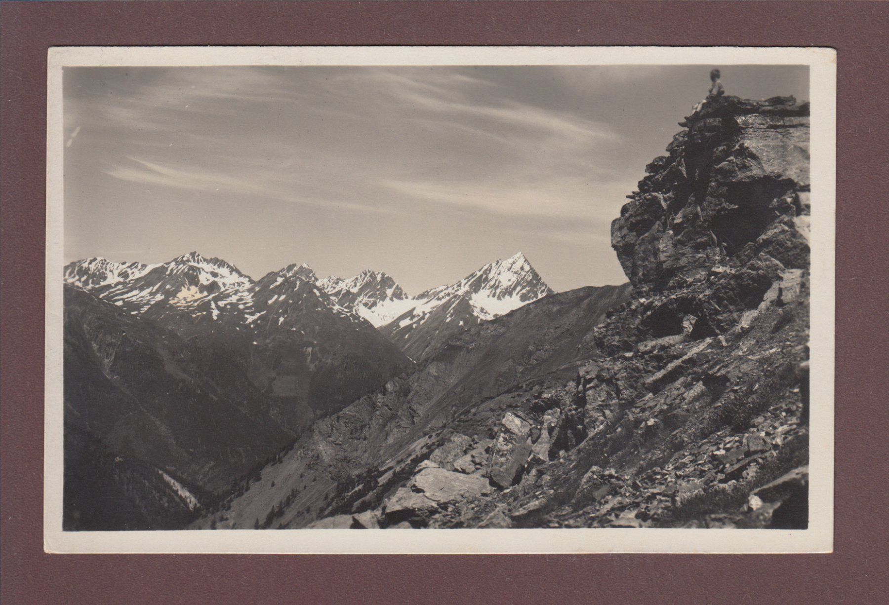 Cartoline postali: ALP MURTER - Linardgruppe - 1928 – Usato da Pully venduto da nicecards