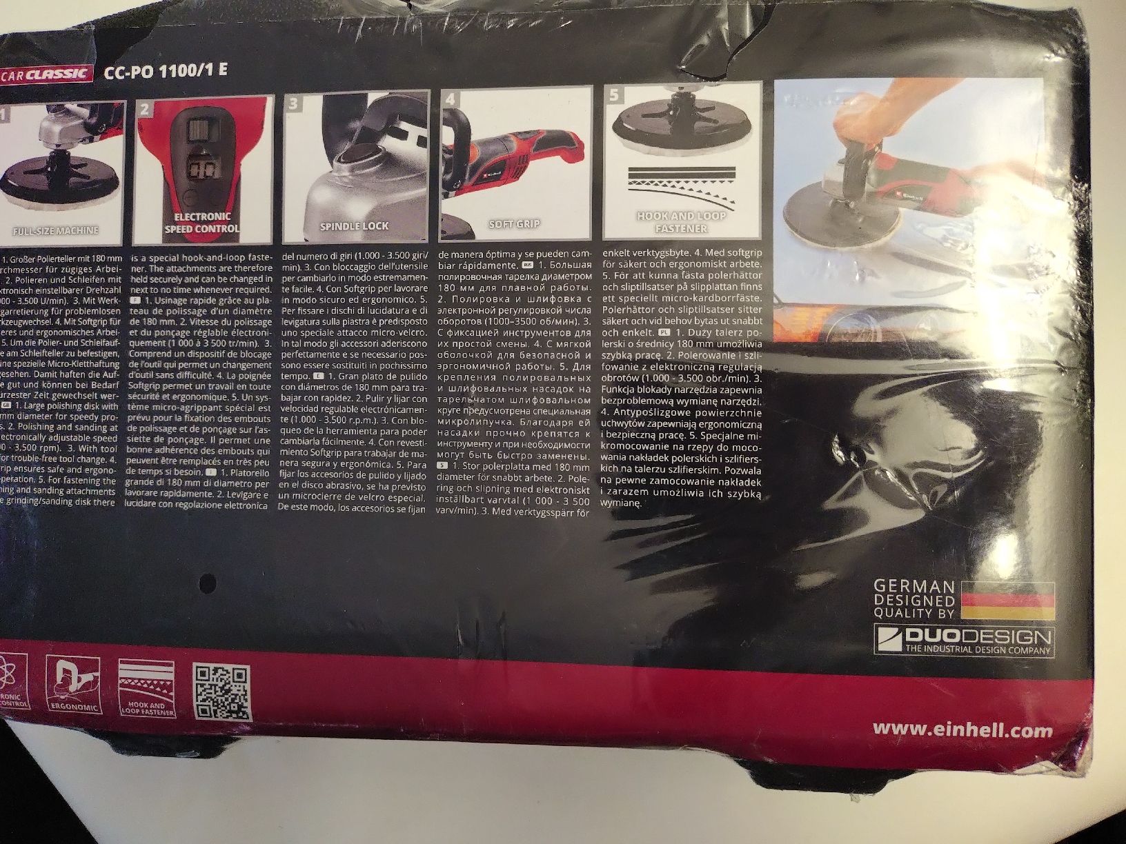 Einhell Tutte le macchine: Einhell Poliermaschine CC-PO 1100/1E – Nuovo e nell'imballaggio originale da Goldach venduto da Fuchour 3