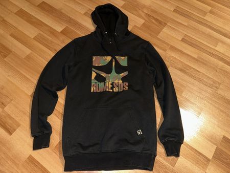 Rome SDS Hoodie Gr. S schwarz Camouflage Print Top!