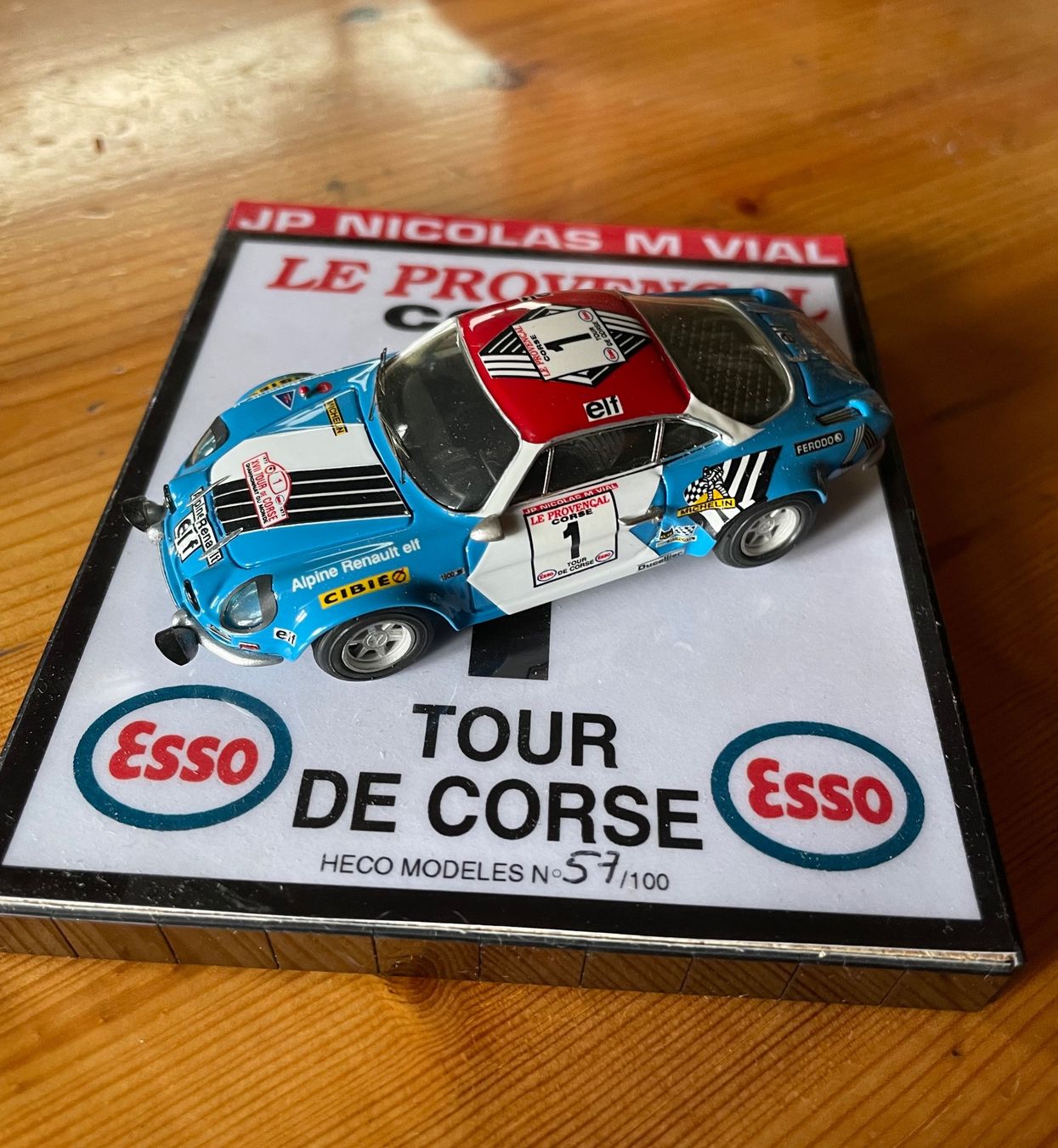 Alpine Modellini d'auto: Alpine A110 tdc 1973 Heco Modèles – Nuovo e nell'imballaggio originale da Le Châble VS venduto da Dudu57