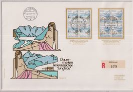 ZZ12)  Combo Brief Jungfrau 4. Block 688-689,  sehe Scan