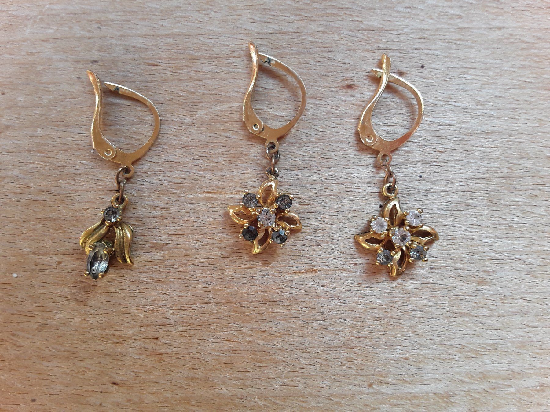 Orecchini pendenti & Orecchini a lobo: Ohrringe - Modeschmuck - 70er Jahre – Usato da Wattwil venduto da tannenmeise73
