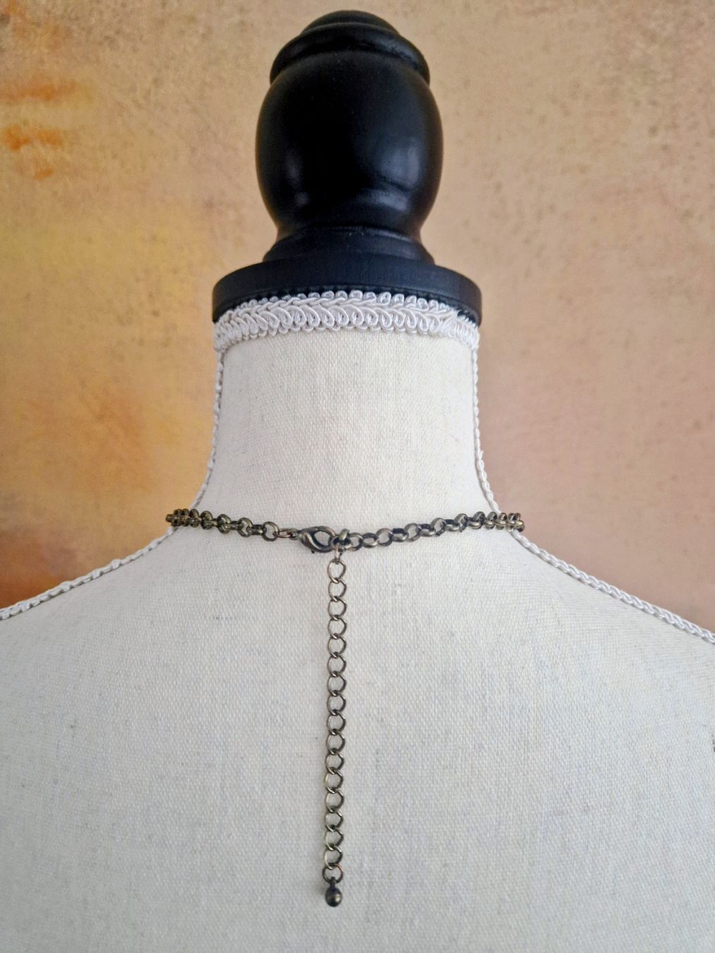 Catenine: ​Statement Halskette in Türkis & Bronze – Usato da Horgen venduto da akkohappyshopping 5