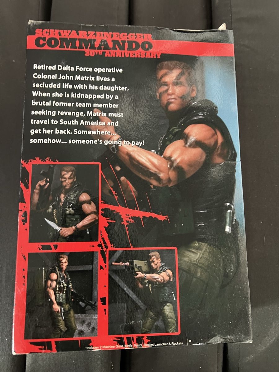 Neca Figurines: Commando Actionfigur A.Schwarzenegger 30th Anniversary OVP – Neuf avec emballage d'origine à Buckten par Dominoluna 3