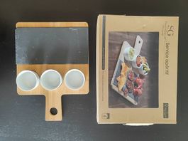 Service apéritif Secret de Gourmet  Bambou et ardoise