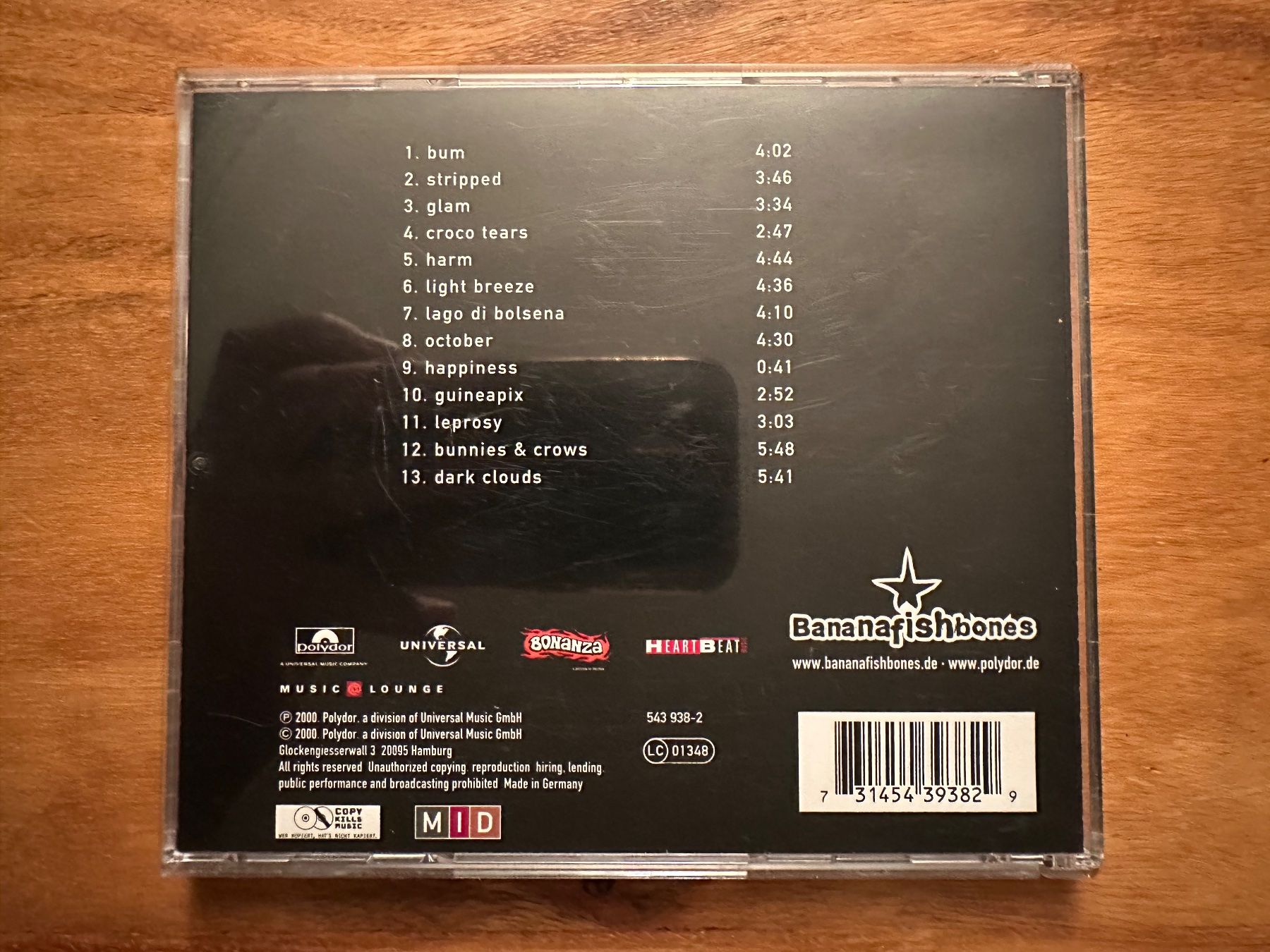 CD: Bananafishbones - My Private Rainbow – Usato da Horgen venduto da flyingpenguin2000 2