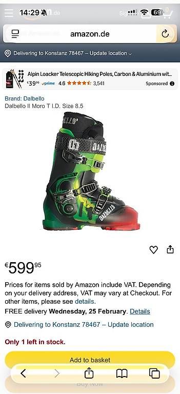 Scarpe da uomo: Chaussures de ski freeride – Usato da Chapelle-sur-Moudon venduto da Maxidub 2