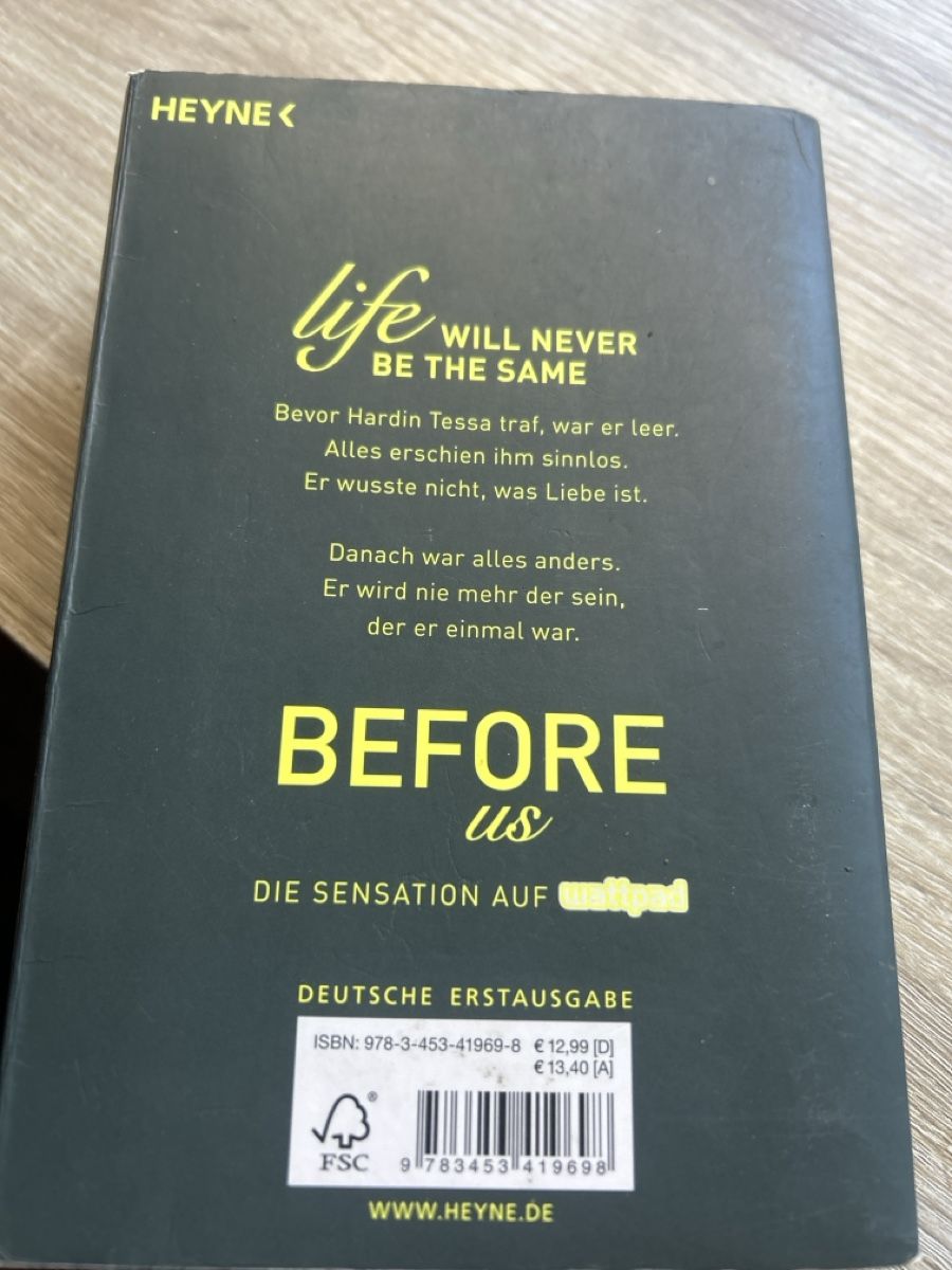 Libri: Anna Todd 4 Bücher aus der After Reihe – Usato da Fischenthal venduto da Victoria_fischenthal 1
