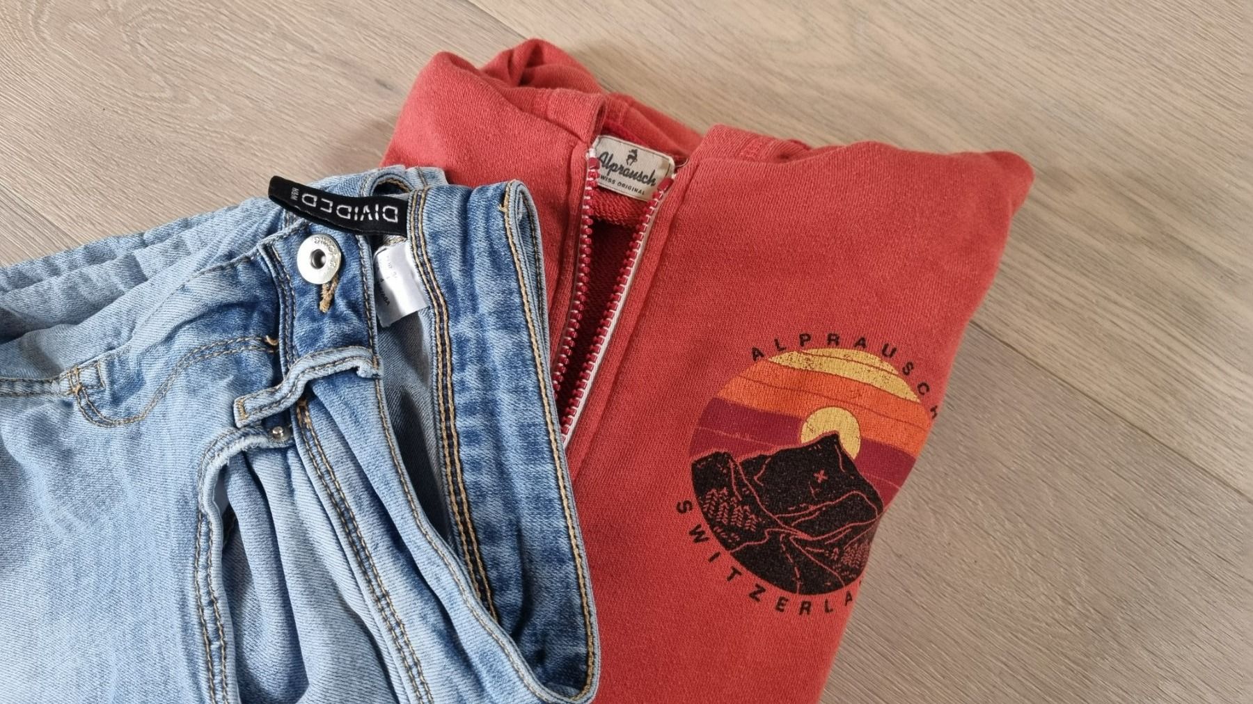 Kleiderpakete & -sets: Paket: Jeanshose + Pullover/Kapuzen-Jäggli - Gr.36 – Gebraucht aus Neftenbach von DanielaS01020304 1