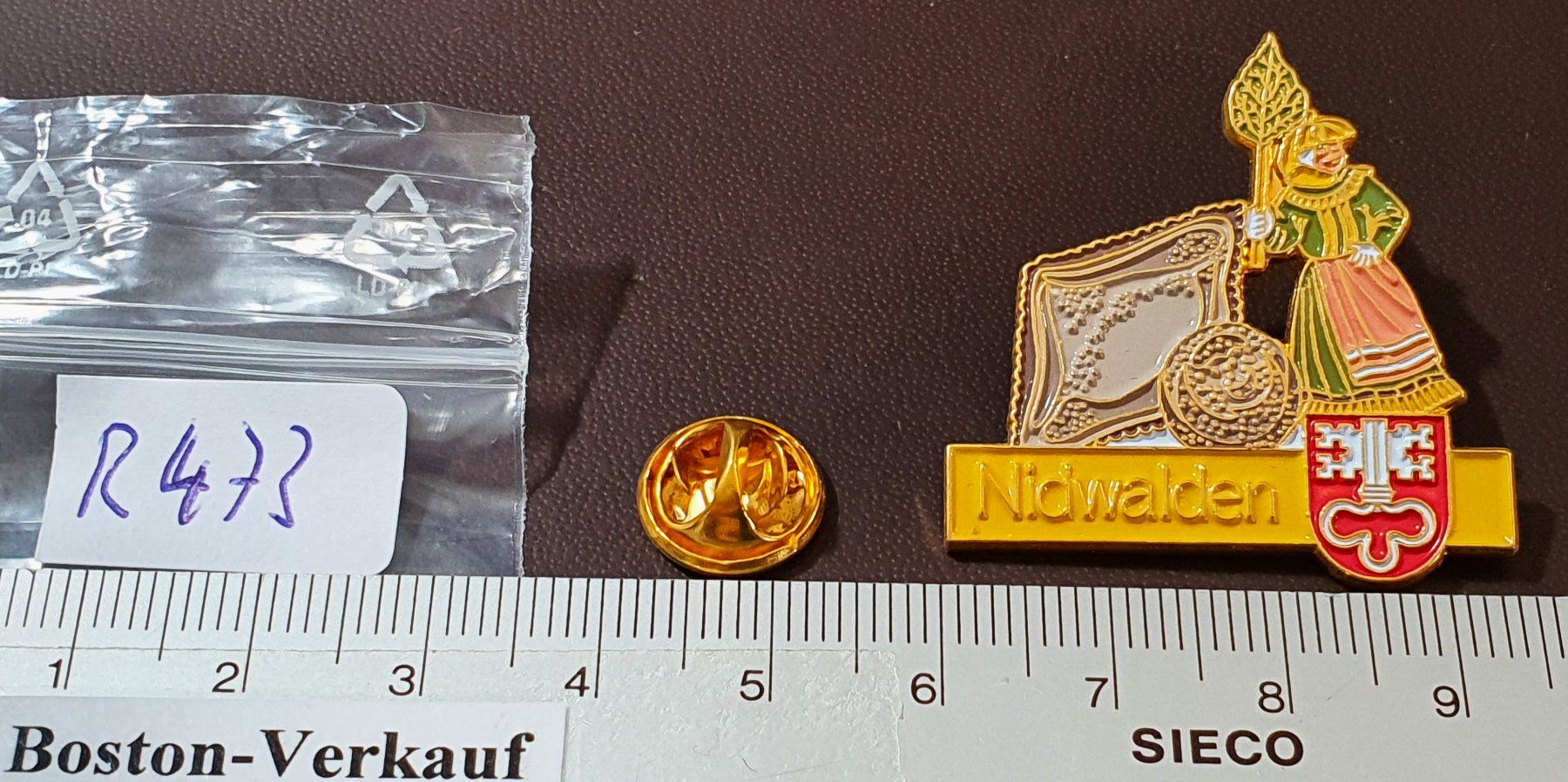 Placchette & Badge: R473 - Pin Brot Nidwalden – Usato da Reinach BL venduto da Boston-Verkauf 1