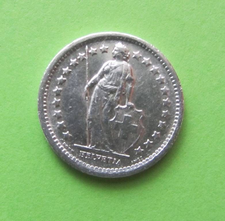 Tutti le monete: 50 Rappen 1967 Silber, vorz, – Usato da Malters venduto da Hausi88 1