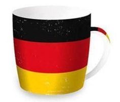 DEUTSCHLAND TASSE ** 2 STÜCK ** NEU ** FUSSBALL ** BLECHDOSE