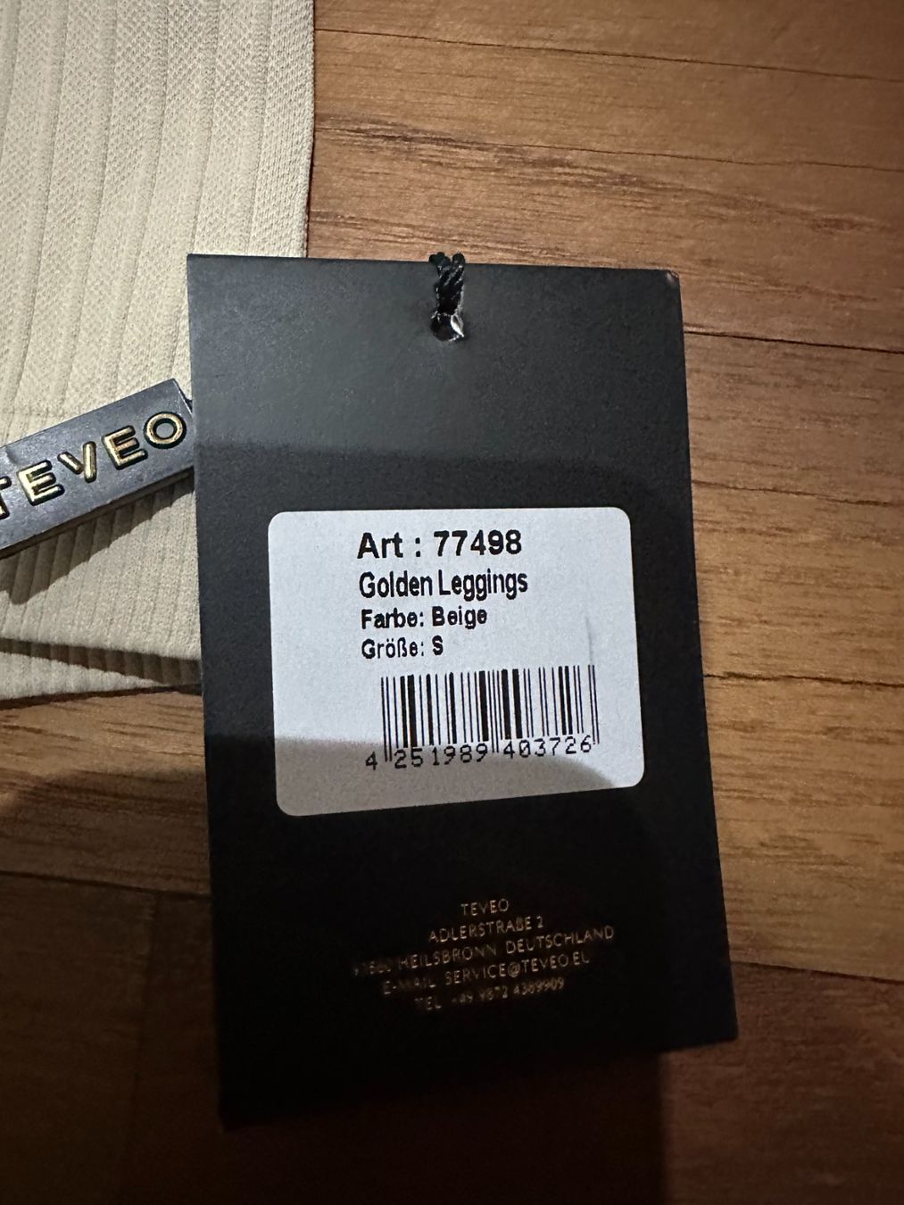 Teveo Leggings: Neue TEVEO Leggins Gr. S – Nuovo e nell'imballaggio originale da Rafz venduto da sam_ryj5 4