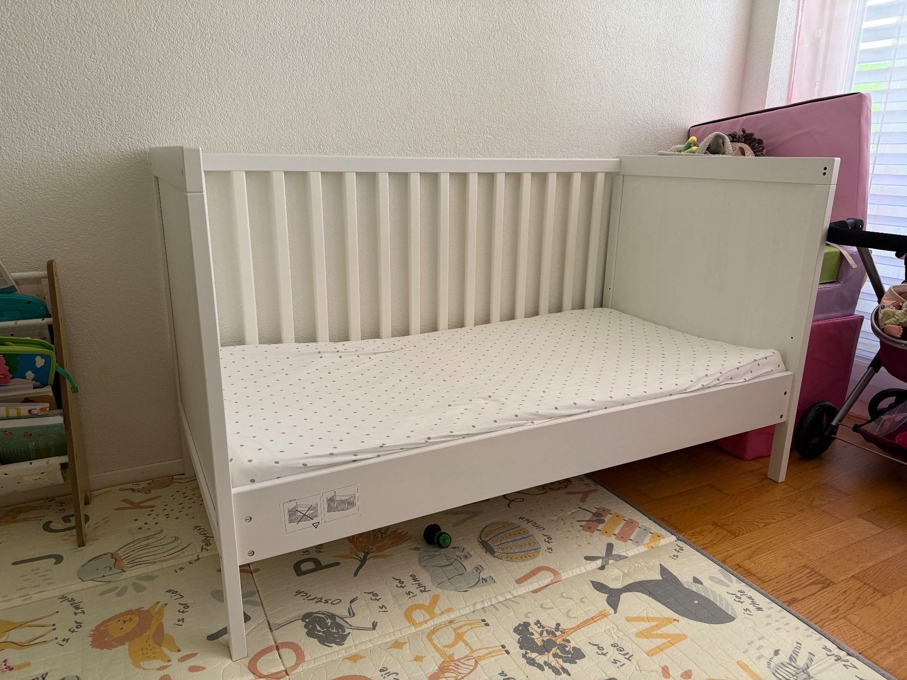 Ikea Letti: Kinderbett weiss 70x140 cm, SUNDVIK IKEA – Usato da Moosseedorf venduto da SaMass46