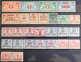 DANZIG 1923: Marken-Lot * der Hochinflation