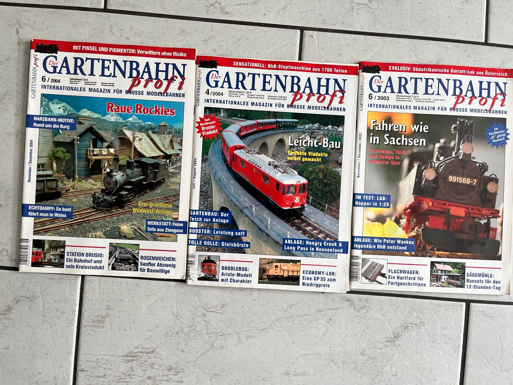 Riviste & Magazine: Gartenbahn verschiedene Hefte – Usato da Rudolfstetten venduto da Rrst1968