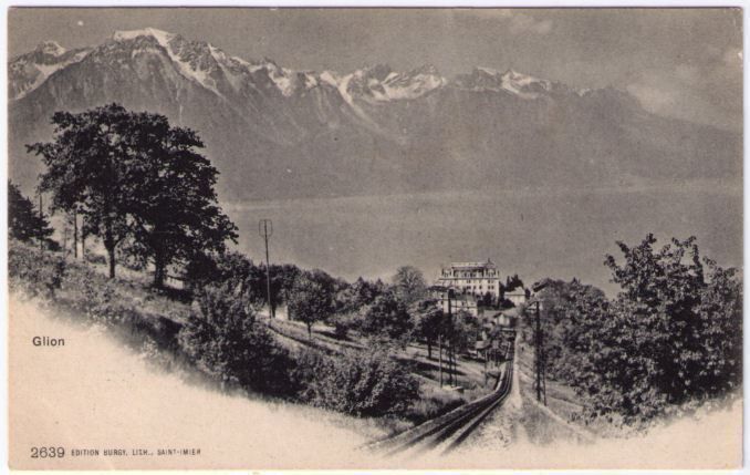 Ansichtskarten: Glion Hôtel des Alpes – Gebraucht aus Binningen von Mountainrider