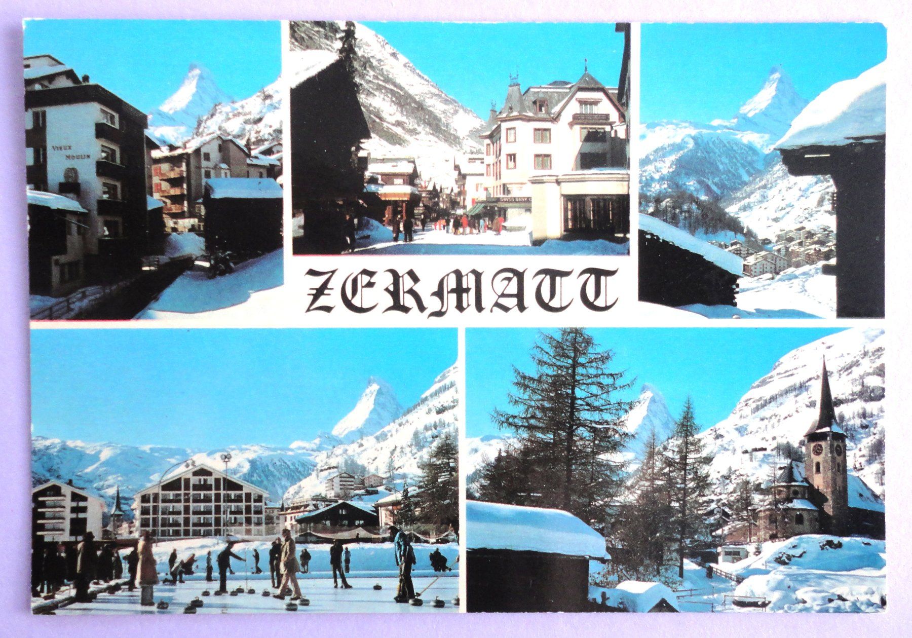 Cartoline postali: Zermatt at. 1616 m – Usato da Fétigny venduto da Billy2miny
