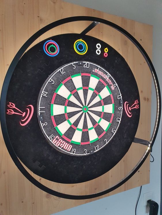 WUWENY Dartscheiben Schutzring - Schützt Deine Wände Vor Verirrten Pfeilen