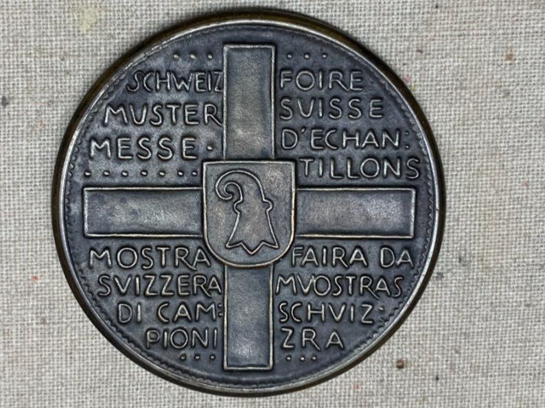 Medaillen: Basel - "Mustermesse Basel - 1917" – Gebraucht aus Sorengo von 74in 1