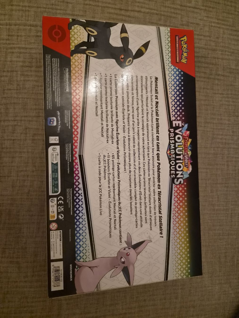 Pokémon Sammelbilder & Trading cards: coffret premium prismatique  – Neu und originalverpackt aus Les Acacias von S.Vieira 1