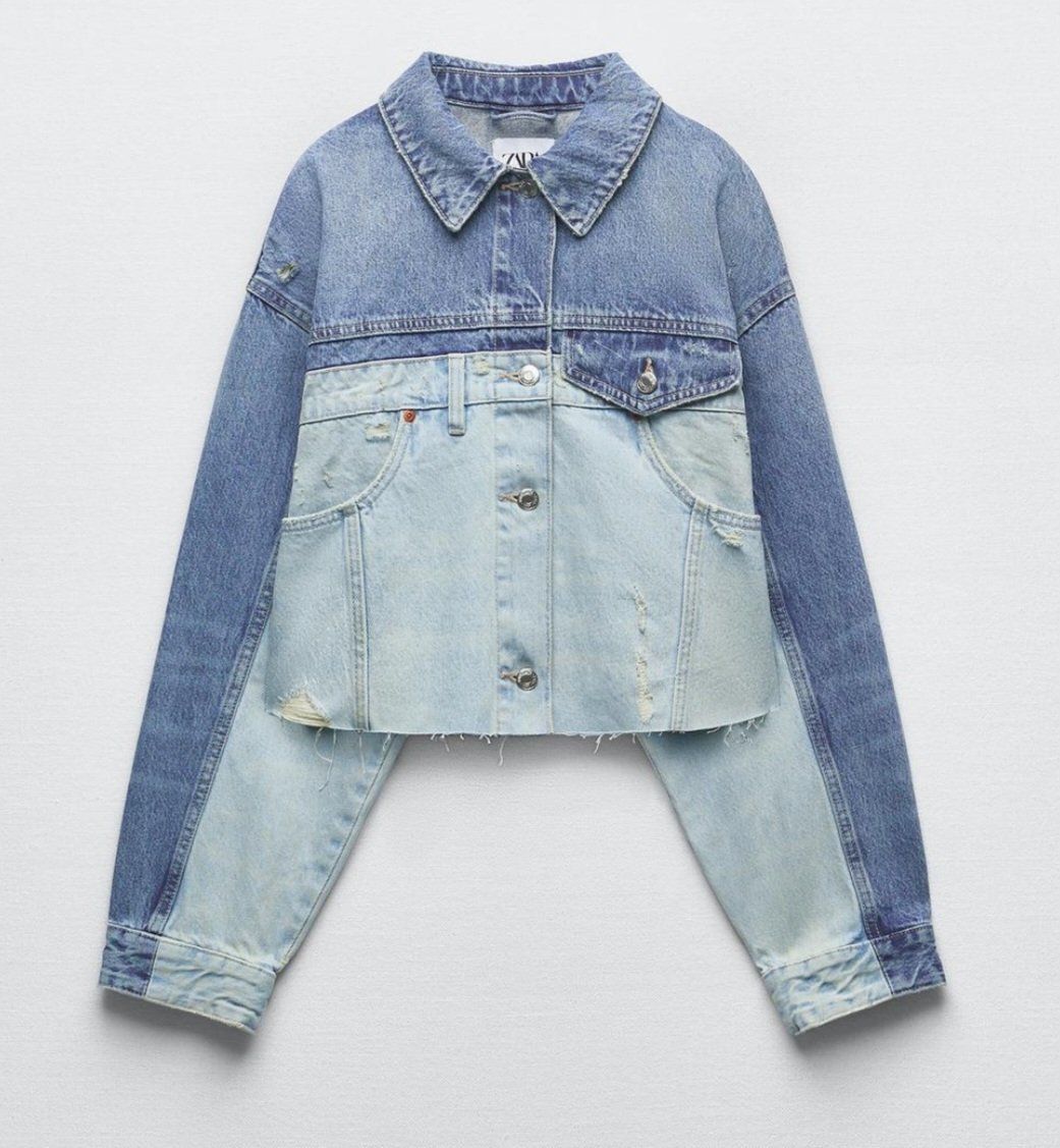Zara Giacche: Zara Jacke Crop Denim Gr. M – Usato da Erlinsbach SO venduto da ULIKH 1