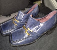 hisrory halbschuhe, schuhe, leder, absatzschuhe neu, gr.38