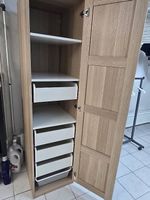 Pax Schrank Eiche weiss 50cm