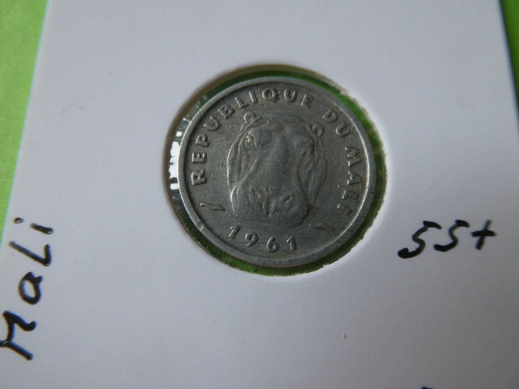 Toutes les monnaies: Mali 1961, 5 Francs – D'occasion à Hinterforst par Rohusri