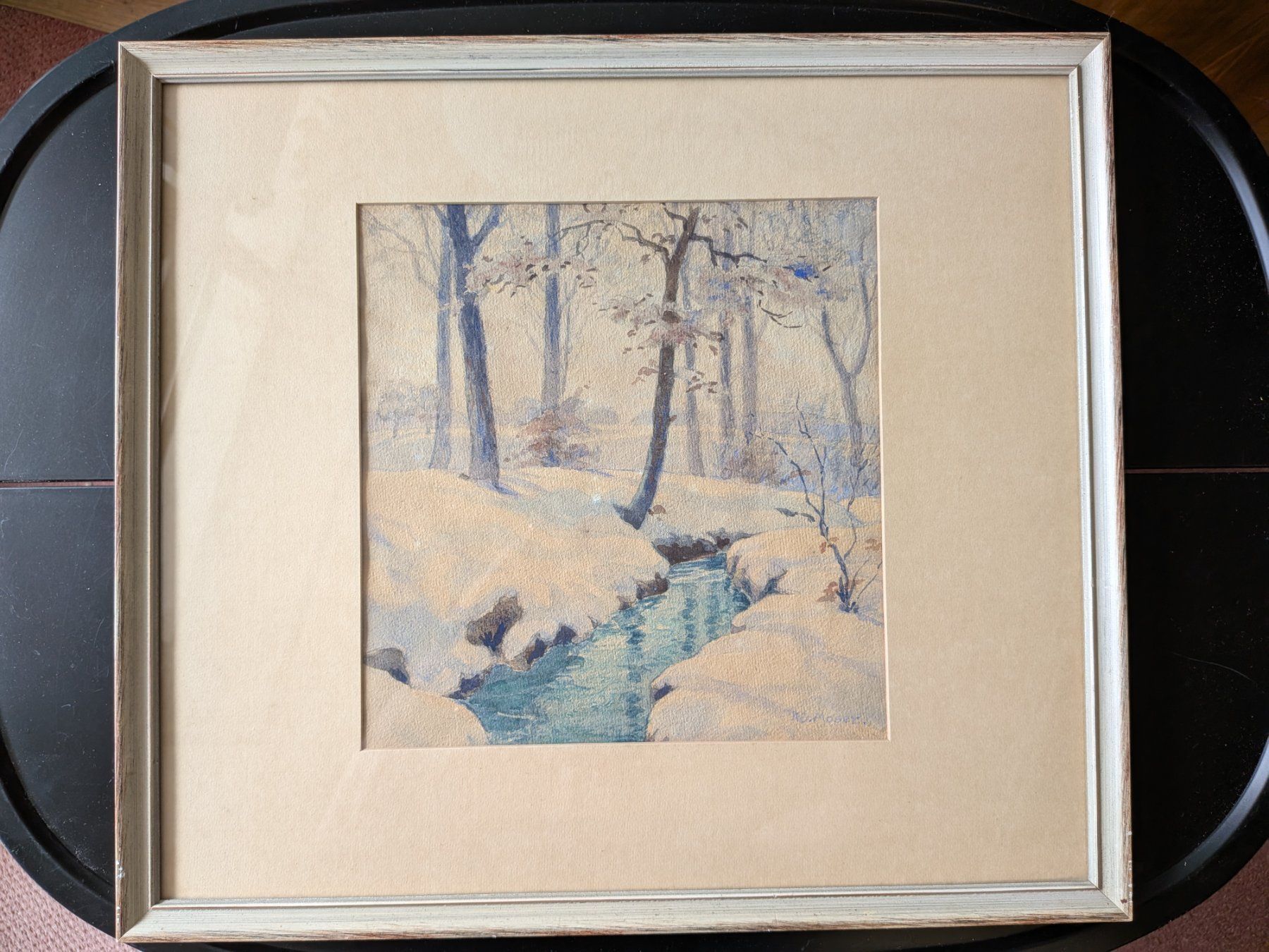 Tableaux: Gemälde Aquarell Adolf Moser – D'occasion à Emmen par magelan 3