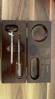Vintage Wein-Messset mit Thermometer & Aräometer in Holzbox