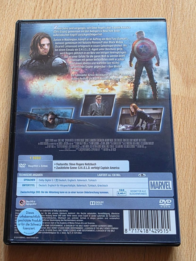 Tutti i DVDs: The Return of the First Avenger – Usato da Niederbipp venduto da Tamara15101995 1