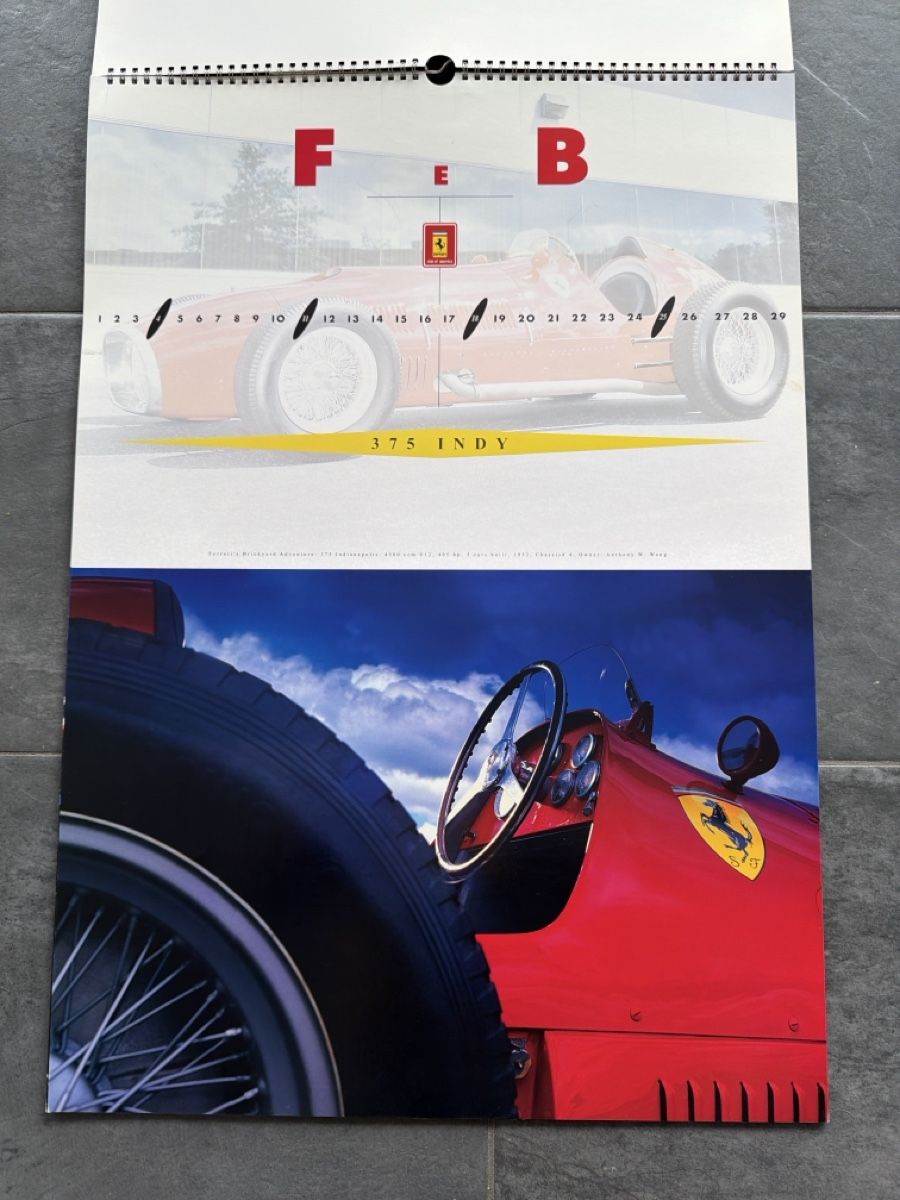 Ferrari Calendari: Original Ferrari Kalender 1996 – Usato da Wolfwil venduto da Rolex1 3