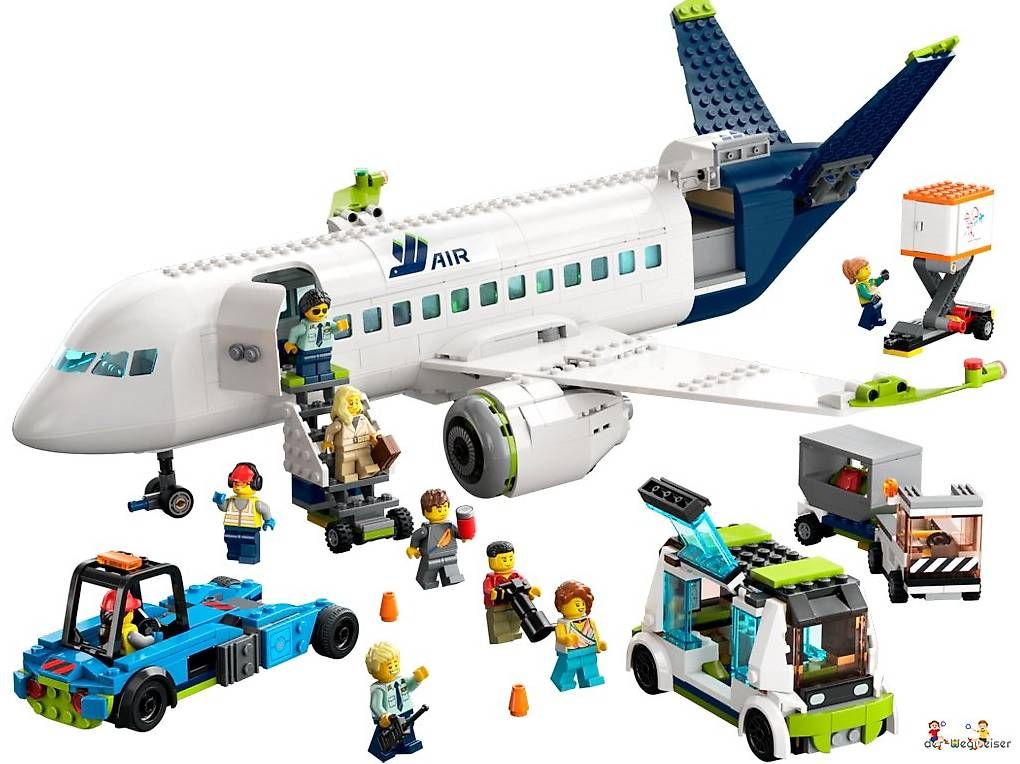 Lego Giocattoli: Lego City Passagierflugzeug 60367 – Nuovo e nell'imballaggio originale da Birsfelden venduto da der-Wegweiser 1