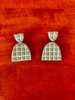 Handgemachte Ohrstecker aus Polymer Clay