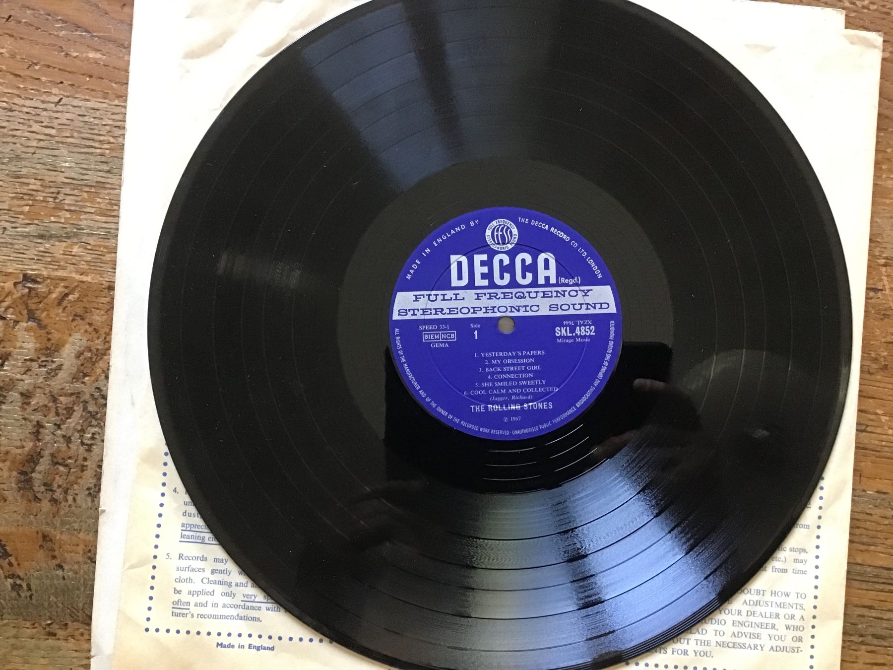 Dischi in vinile: Rare Rolling Stones UK LP – Usato da Fully venduto da Ruby97 3