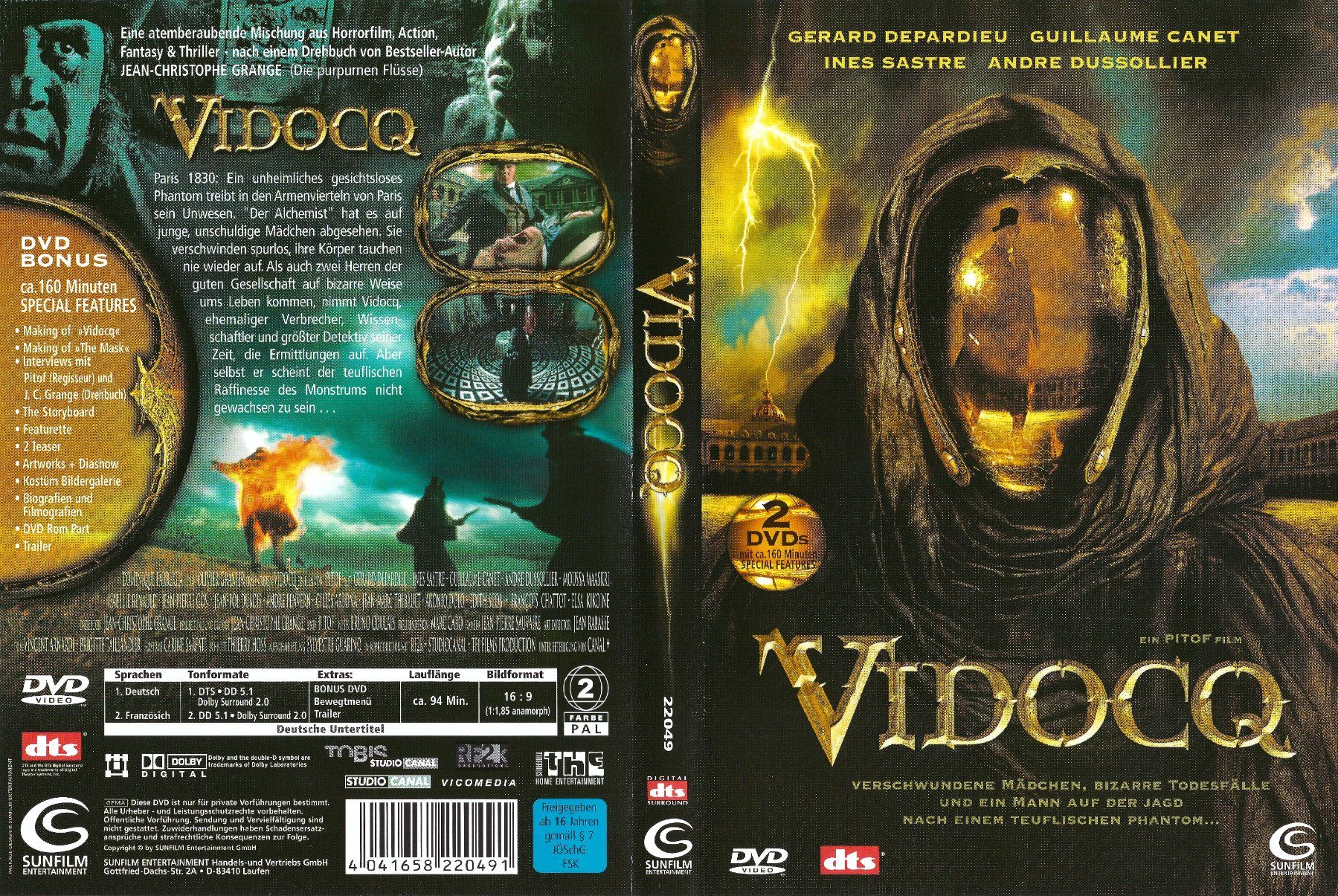 Tous les DVDs: Vidocq – D'occasion à Zürich par Cineasten