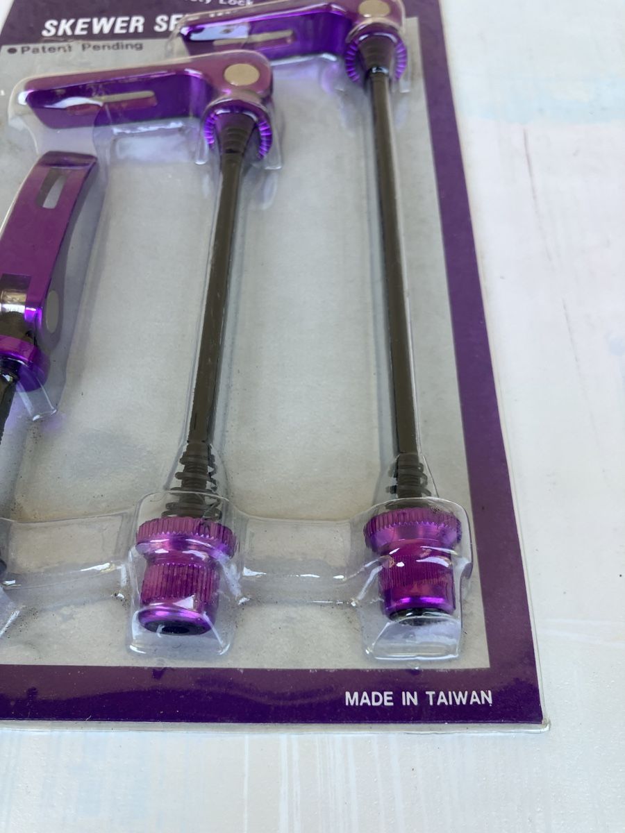 Ersatzteile: Schnellspanner Set Alu violett  – Gebraucht aus Trimbach von cendira 4