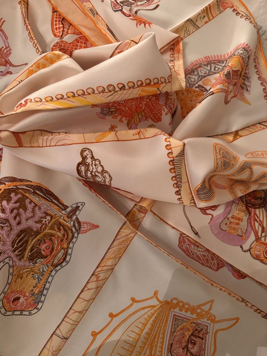 Hermès Foulard & Sciarpe: Hermès carré 90 neuf Chevaloscope – Nuovo e nell'imballaggio originale da Genève venduto da Allisgood 8
