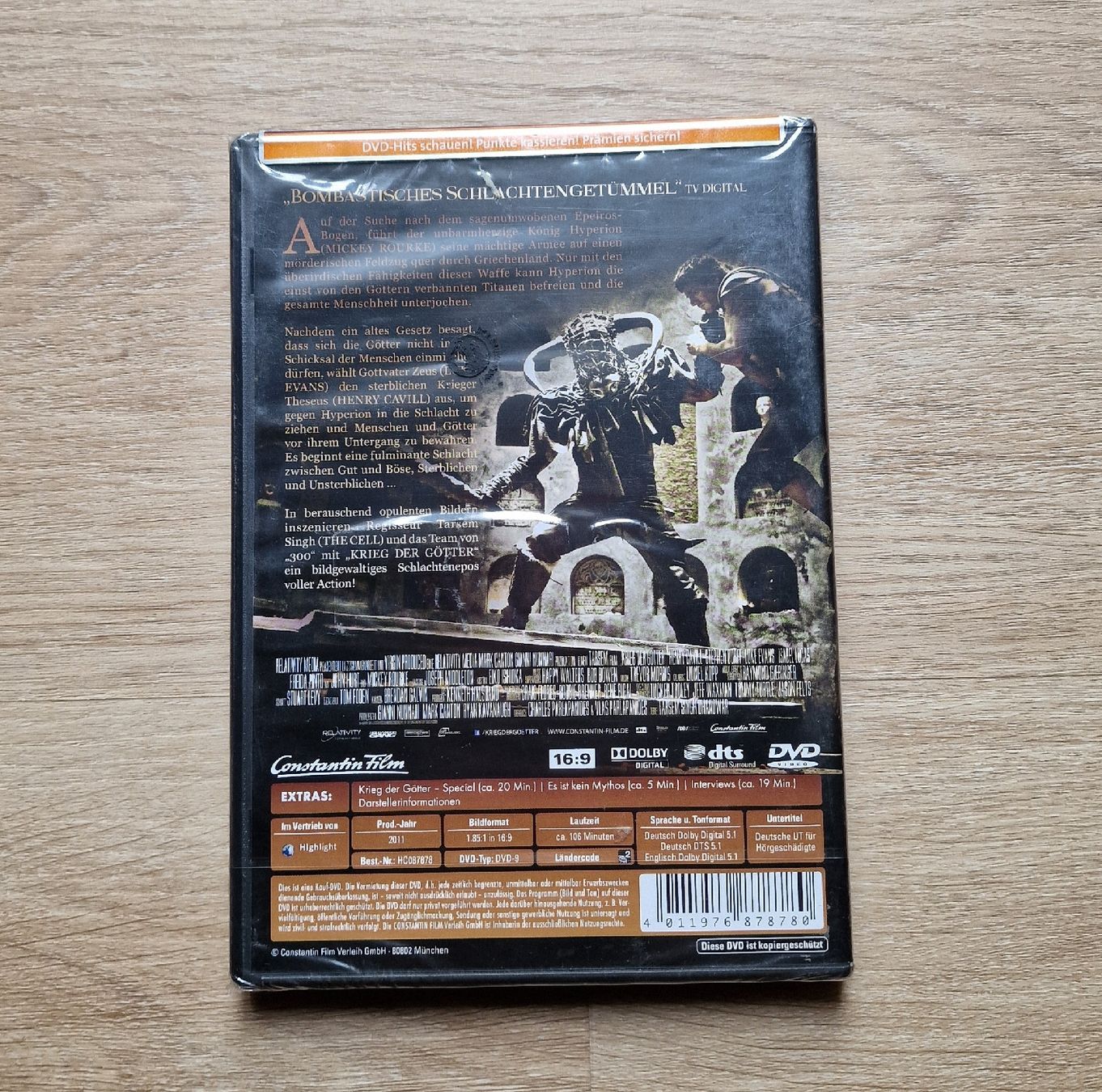 Tous les DVDs: DVD Krieg der Götter Neu – Neuf avec emballage d'origine à Fischingen par RWB6 1