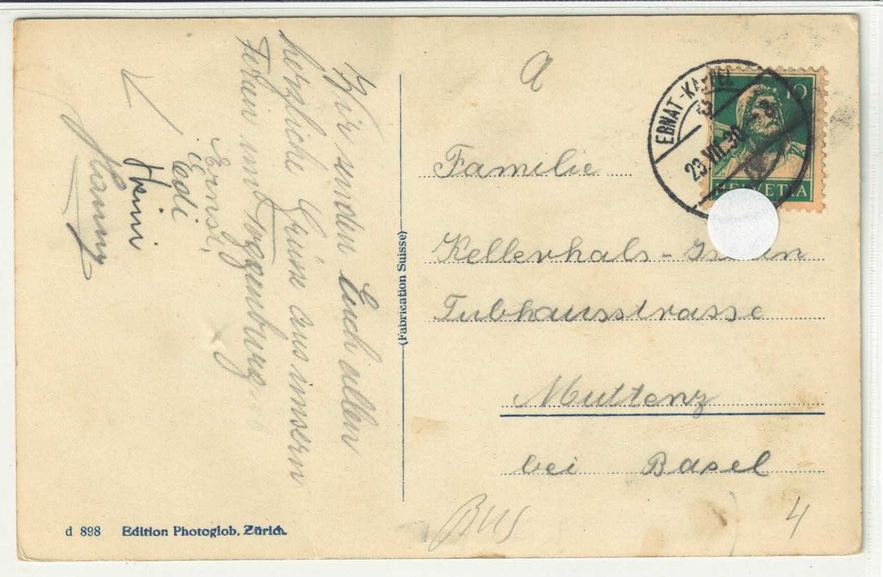 Cartoline postali: Ebnat-Kappel - Generalansicht – Usato da Ettingen venduto da Kartenplanet 1