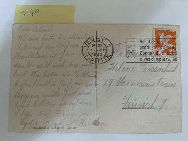 Cartes postales: Ansichtskarte Montreux-Chillon Lac Léman; 1932 – D'occasion à Niederwil AG par dahu75 1